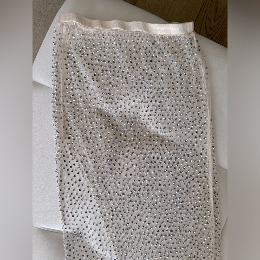 AKIRA rhinestone side slit skirt - Picture 4 of 4